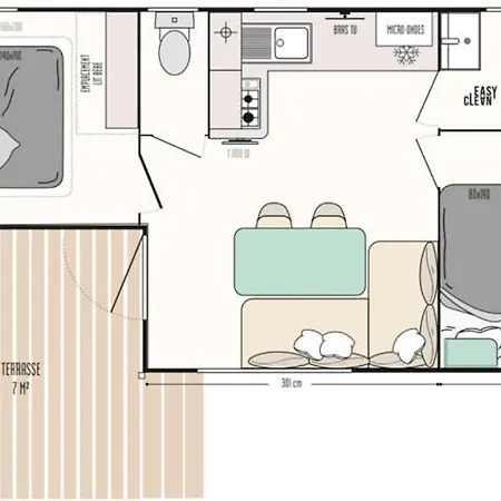 Mh Topconfort 2ch 5pers 900da
